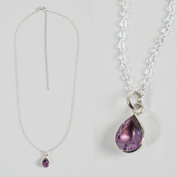 Necklace with Amethyst 