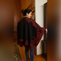 Royalty Alpaca Ruana