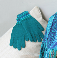 Baby alpaca gloves