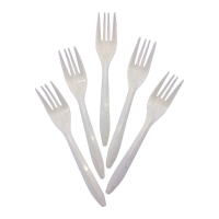 Compostable Bioplastic Fork -Package of 50 INKA Brand