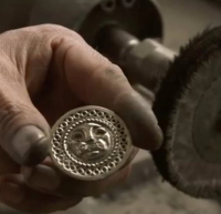 Piece worked in the artisan workshop | Emptying technique | Treasure Lord of  Sipan | Handmade | Peruvian Goldsmithing |
