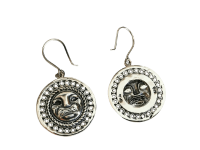 Front & back | Piece worked in the artisan workshop For Paola Arguello | Emptying technique | Treasure Lord of  Sipan Replica| Handmade | Peruvian Goldsmithing |
