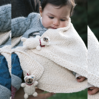 Baby Cotton Blanket with Bears
